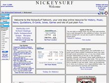 Tablet Screenshot of nickeysurf.com